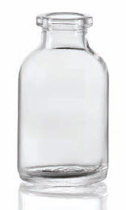 20 ml injectieflacon, helder, type 3 geblazen glas