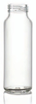 250 ml babyfles, helder, type 1 geblazen glas